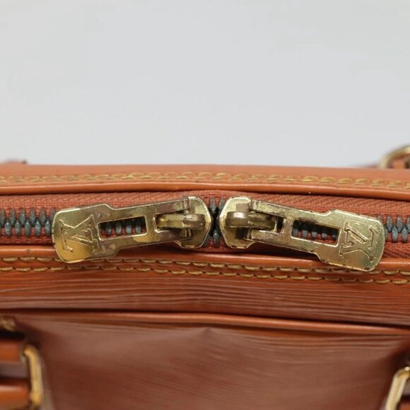 LOUIS VUITTON Epi Porte Documents Voyage Bag Zipangu Gold M54478 LV Auth 132581B - Picture 14 of 16